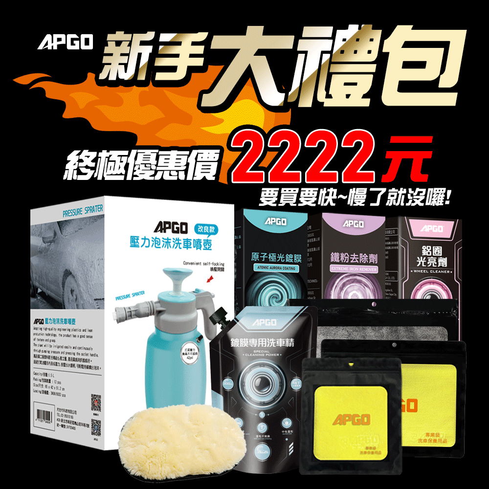 APGO 極光鍍膜新手大禮包