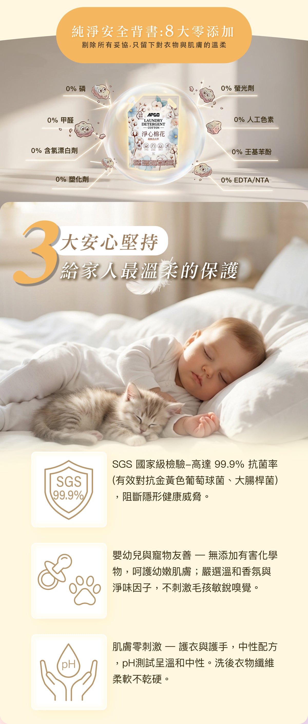 清雅白茶超級洗衣精 買4送2｜買6送3 商品說明圖 5