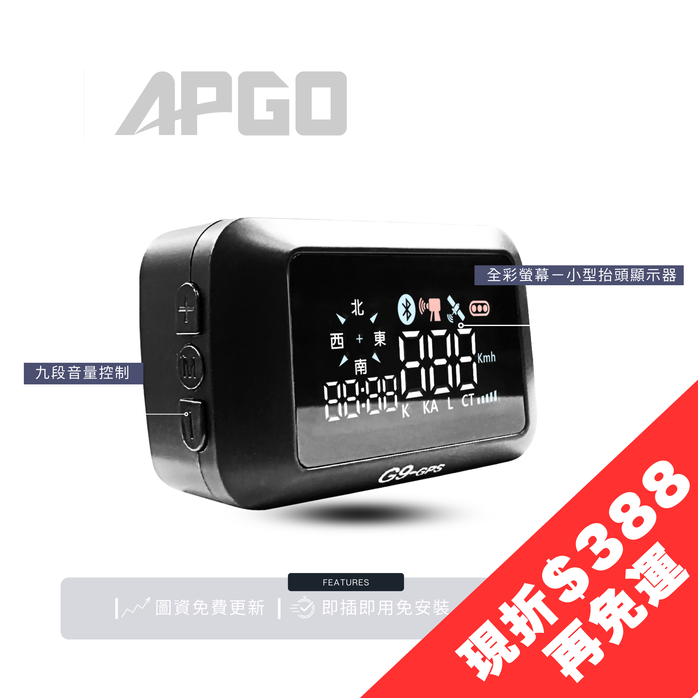 APGO G9 plus technology law enforcement speed camera