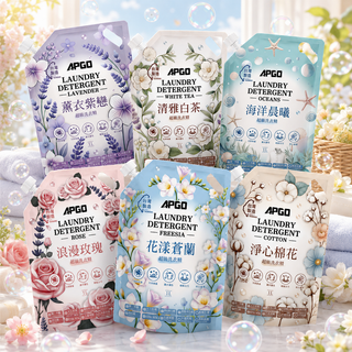 海洋晨曦/淨心棉花/清雅白茶/浪漫玫瑰/花漾蒼蘭/薰衣紫戀 超級洗衣精